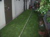 東京都渋谷区恵比寿　アパート前へ人工芝ステップターフが採用されました。人工芝施工後