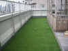 東京都世田谷区池尻大橋　マンションルーフバルコニーへ人工芝ステップターフが採用されました。人工芝施工後
