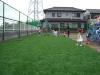 茨城県古河市　白梅幼稚園様園庭に人工芝を施工しました