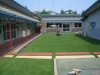 神奈川県相模原市　ひまわり幼稚園　園庭　人工芝ステップターフ張り替え施工しました。