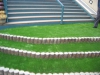 神奈川県川崎市　江川幼稚園様　階段部分へ人工芝ステップターフを施工しました。